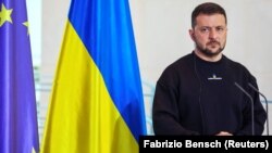Володимир Зеленський під час візиту до Німеччини. 14 травня 2023 року 