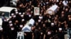 Funeraliilor copiilor uciși pe un teren de fotbal de o rachetă trasă din Liban, în Majdal Shams. 28 iulie 2024. 