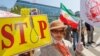 Акція протесту проти страт у Ірані, Брюссель, червень 2023 року