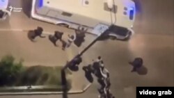 Скрин видео задержания мигрантов в г. Котельники