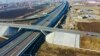 O imagine aeriană cu o porțiune din A0 Sud, autostrada de centură a Bucureștiului, care ar urma să facă legătura între alte două autostrăzi: A1 în vestul Capitalei și A2 la est.