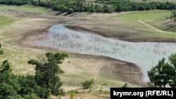 Білогірське водосховище стрімко пересихає. Крим, червень 2024 року (ілюстративне фото)