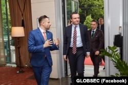Albin Kurti u Bratislavi