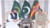 Načelnik pakistanske vojske Asim Munir (desno) na sastanku sa talibanskim zvaničnikom u Afganistanu Amirom Khan Muttaqijem, maj 2023.