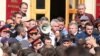 Гуьржийчоь -- Сухумехь митингехь вистхуьлуш ву Хаджимба Раул, Стиг 27, 2014