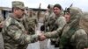 Министр обороны Азербайджана Закир Гасанов на передовой (архив)