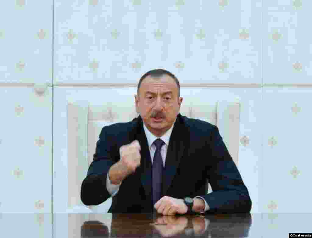Президент Азербайджану Ільхам Алієв виступив на засіданні Ради безпеки в Баку 3 квітня
