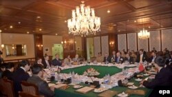 کابل: د افغانستان سولې بهیر څلوراړخیزه ډلې افغانستان، پاکستان، امریکا او چسن استازي د غونډې مهال