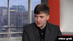 Надія Савченко, архівний відеокадр