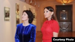 Рәисә Атамбаева Азәрбайҗанның беренче ханымы Мәһрибан Алиева белән