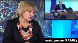 Փաստաբան Սեդա Սաֆարյանը «Ազատության» տաղավարում։
