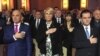 Liderul senatorilor PNL spune că Ludovic Orban este un politician care a avut de suferit din cauza abuzurilor din justiție. În imagine: Rares Bogdan, europarlamentar PNL, Raluca Turcan, ministrul Muncii și Ludovic Orban, președintele PNL. 
