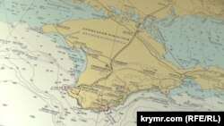 Кырым жарым аралынын картасы.