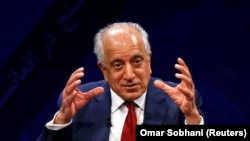 The U.S. peace envoy for Afghanistan Zalmay Khalilzad.