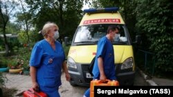 Робота бригади швидкої допомоги у Сімферополі. Крим, 2021 рік