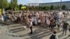 Митинг против отмены выборов в Северодонецке, 10 августа 2020 года