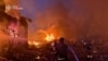 Incendii izbucnite în urma atacurilor aeriene rusești asupra capitalei ucrainene pe 25 mai