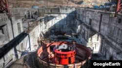 "Камбар-Ата-2" ГЭСинин курулушу. Архивдик сүрөт