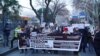 Акция в поддержку Мзии Амаглобели возле офиса Специальной следственной службы