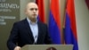 Заместитель председателя правящей Республиканской партии Армении Армен Ашотян, Ереван, 14 мая 2017 г. 