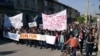 Sa prvomjaskog radničkog protesta u Tuzli 2014.