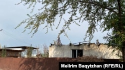 Қаржаубай Нұрымовтың өртенген үйі. Қазан 2024 жыл.