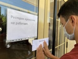 Бишкектеги кафелердин бирин жабуу учуру. 12-июнь, 2020-жыл.