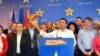 Лидерот на опозицискиот СДСМ, Зоран Заев, на прес-конференција во Скопје.