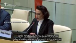 ნესტან კვინიკაძის გამოსვლა გაეროში