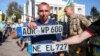 Під час протесту власників авто на єврономерах під стінами Верховної Ради, Київ, 2 вересня 2020 року 