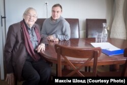 Максім Швед і польскі рэжысэр Анджэй Вайда