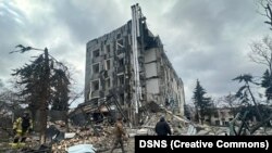 Последствия ракетного удара по Изюму Харьковской области, 4 февраля 2024 года 