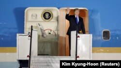 Дональд Трамп, як і Кім Чен Ин, прибув у Сінгапур 10 червня