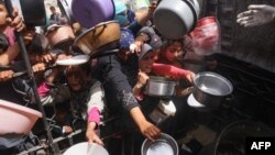 عکس خبرگزاری فرانسه از اردوگاه جبالیا در روز شنبه ۲۷ اردیبهشت