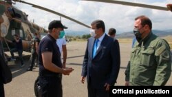 Նիկոլ Փաշինյանը ժամանում է Արցախ, 29-ը օգոստոսի, 2020թ.