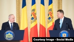Președinții Nicolae Timofti și Klaus Iohannis.