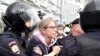 Затримання Любові Соболь у Москві. На цей час вона вже голодувала 21 день на знак протесту проти відмови у реєстрації на вибори до столичної Думи. Росія, 3 серпня 2019 року