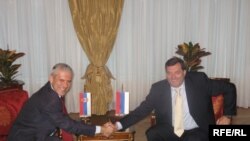 Boris Tadić i Milorad Dodik u Banjaluci, juni 2009.