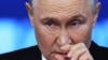 Президент России Владимир Путин во время «прямой линии», Москва, 19 декабря 2024 года