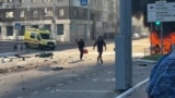 Последствия одной из атак дронов на Белгород днем 14 августа 2025 года